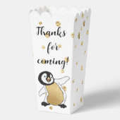 ベビーペンギンとママ赤ちゃんシャワー フェイバーボックス (正面)