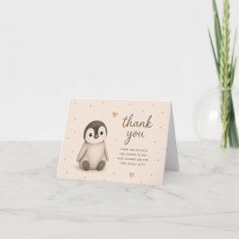 ベビーペンギンの雛 産後のお礼 カード
