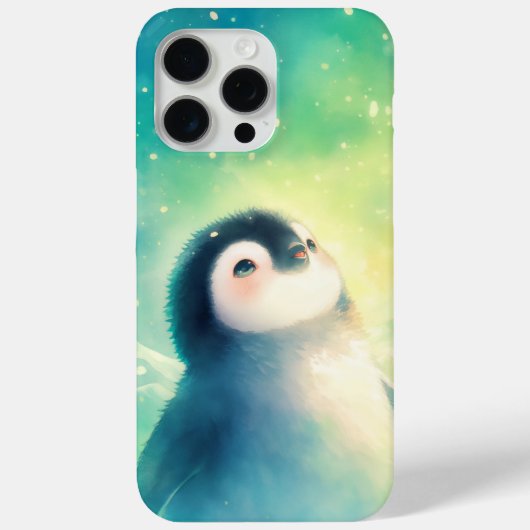 ベビーペンギンの驚き Case-Mate iPhoneケース (裏面)