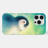 ベビーペンギンの驚き iPhoneケース (裏面横)
