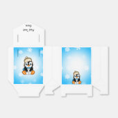 ベビーペンギンウィンタースノーフレークパーティー フェイバーボックス (折り畳みなし)