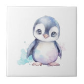 ベビーペンギンセラミックタイル タイル (正面)