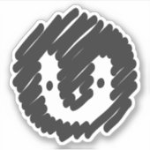 ベビーペンギンビニールステッカー シール (正面)