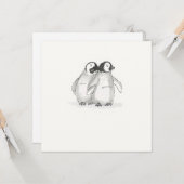 ベビーペンギンフラットカード カード (正面/裏面インサイチュ)