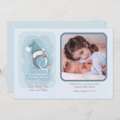 ベビーペンギンホリデーフォトバースアナウンス シーズンカード (正面/裏面)