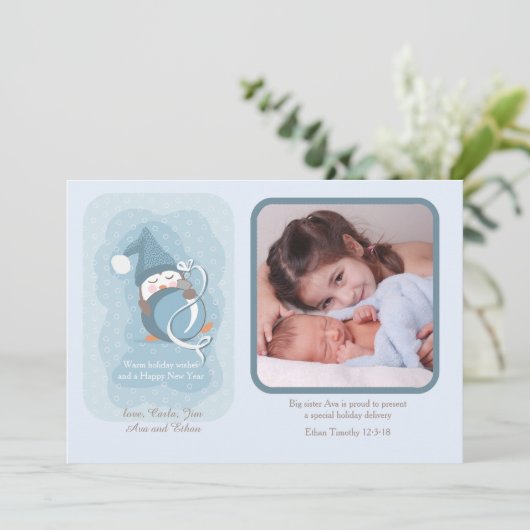 ベビーペンギンホリデーフォトバースアナウンス シーズンカード (スタンド正面)