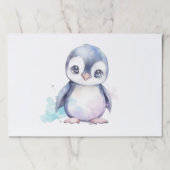 ベビーペンギンラージティアウェイプレイスマット ペーパーパッド (正面)