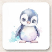 ベビーペンギン懸命プラスチックコースター コースター (正面)