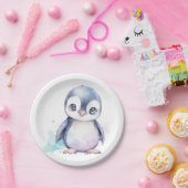 ベビーペンギン紙プレート ペーパープレート (パーティー)