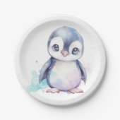 ベビーペンギン紙プレート ペーパープレート (正面)