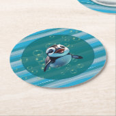 ベビーペンギン紙 ラウンドペーパーコースター (アングル)