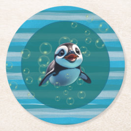 ベビーペンギン紙 ラウンドペーパーコースター