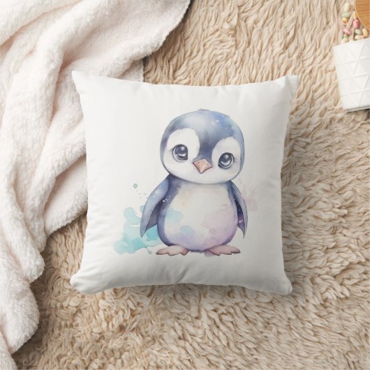 ベビーペンギン装飾用クッション クッション (ブランケット)