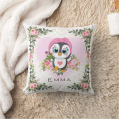 ベビーペンギン|お名前入り クッション (ブランケット)
