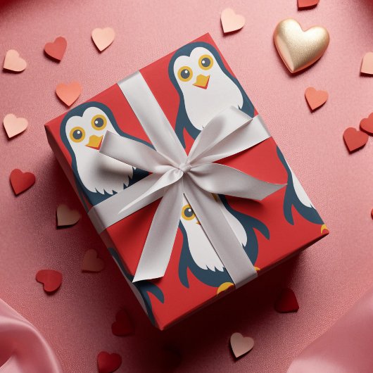 ベビーペンギン ラッピングペーパー