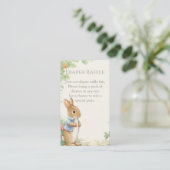 ベビーペーターラビットガーデンおむつラッフル エンクロージャーカード (スタンド正面)