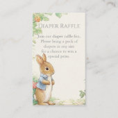 ベビーペーターラビットガーデンおむつラッフル エンクロージャーカード (正面)