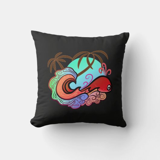 ベビーホエールサーファー クッション (正面)