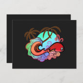 ベビーホエールサーファー ポストカード (正面/裏面)