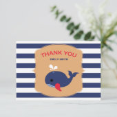 ベビーホエールフラットサンキューカード サンキューカード (スタンド正面)