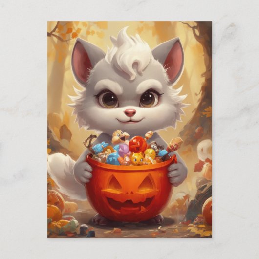 ベビーホリデーウルフ ポストカード (正面)