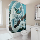 ベビーホワイトウィンタードラゴン シャワーカーテン (インサイチュ)