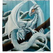 ベビーホワイトウィンタードラゴン シャワーカーテン (正面)