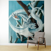 ベビーホワイトウィンタードラゴン タペストリー (インサイチュ)