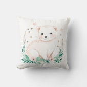 ベビーボカスタムホエルミンピローパステルグリーン クッション (正面)