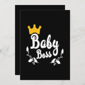 ベビーボス 招待状 (正面/裏面)