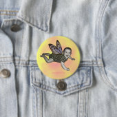 ベビーボタンの黄色 缶バッジ (インサイチュ)