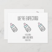 ベビーボトルはがき 案内ポストカード (正面/裏面)