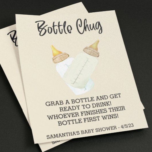 ベビーボトルドリンクオフゲームシャワーチャグ