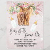 ベビーボトルドリンクオフゲームシャワーハイランド牛 (裏面)