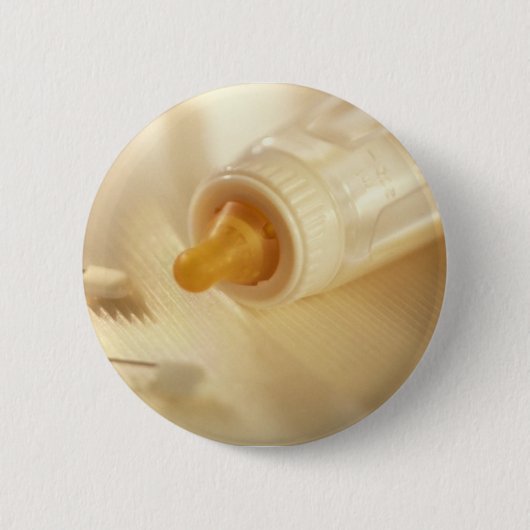 ベビーボトルベビー安全ピンベビー品目 缶バッジ (正面)