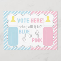 ベビーボトル性別が投票表記号を明らかにする