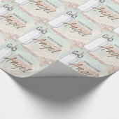 ベビーボトル スイート エンジェル ベビーシャワー 包装紙 (角)