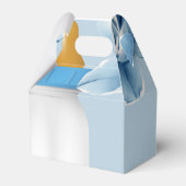 ベビーボトル ベビーシャワー お土産 ボックス 青 (裏面サイド)