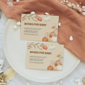 ベビーボホカンプキンベビーシャワー用の本 ノートカード
