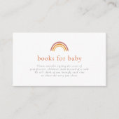 ベビーボホミニマモダンリストレインボーガール向け書籍 エンクロージャーカード (正面)