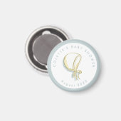 ベビーボンネットベビーシャワー マグネット (正面/裏面)