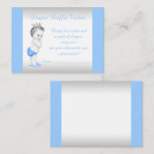 ベビーボーイおむつくじチケット エンクロージャーカード (正面/裏面)