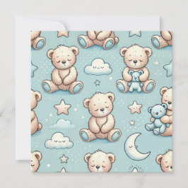 ベビーボーイおめでとう 招待状