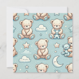 ベビーボーイおめでとう 招待状