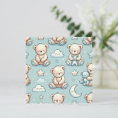 ベビーボーイお知らせ 招待状 (スタンド正面)