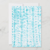 ベビーボーイの編みケット 招待状 (裏面)