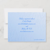 ベビーボーイシャワー招待状 招待状 (裏面)