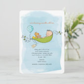 ベビーボーイシャワー招待状 招待状 (スタンド正面)