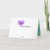 ベビーボードおめでとう誕生ウィッシュハッピーパンダ カード (裏面)