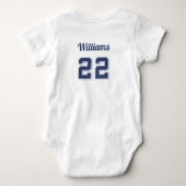 ベビーボールラーTシャツ ベビーボディスーツ (裏面)